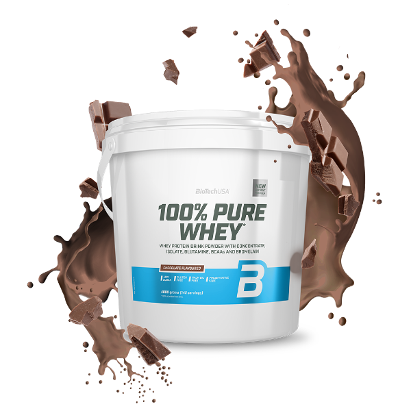 100% Pure Whey bebida de proteína en polvo - 4000 g