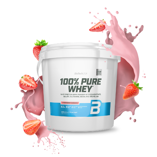 100% Pure Whey bebida de proteína en polvo - 4000 g