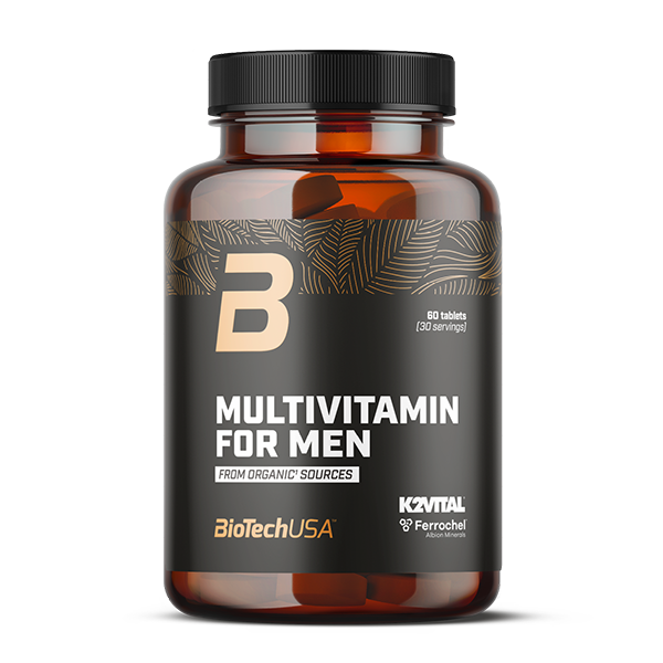 Multivitamin For Men from organic sources - 60 comprimidos
