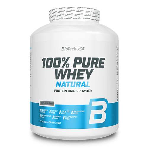 BioTechUSA no saborizado Bebida proteica en polvo 100% Pure Whey Natural - 2270 g