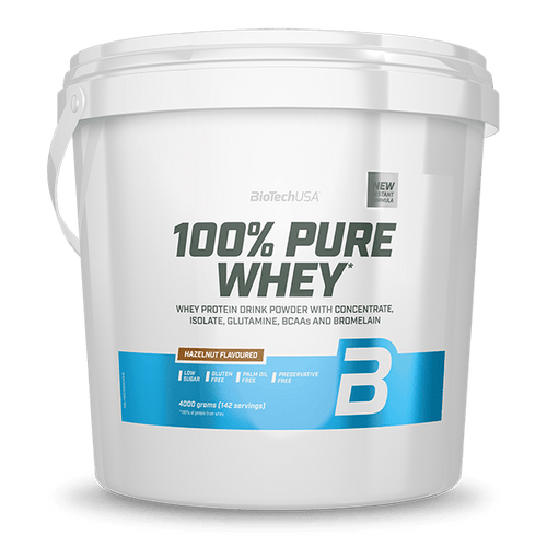 100% Pure Whey bebida de proteína en polvo - 4000 g - BioTechUSA Spain