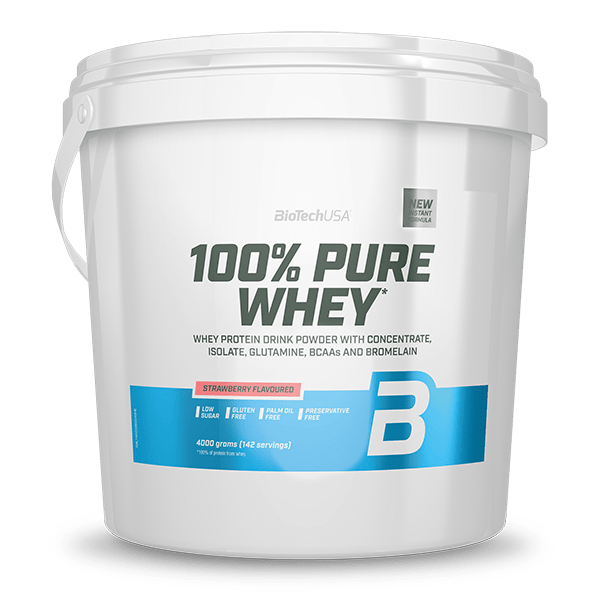 100% Pure Whey bebida de proteína en polvo - 4000 g