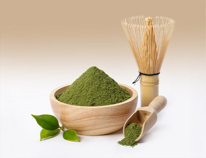 Polvo de matcha, impulso natural y carácter refrescante