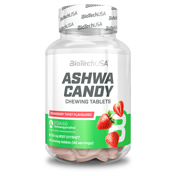 Ashwa Candy - 90 comprimidos masticables strawberry twist