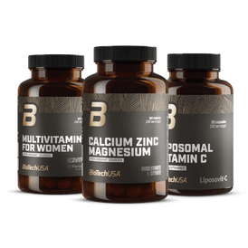 Multivitamin For Women + Calcium Zinc Magnesium + Liposomal Vitamin C from organic sources - BioTechUSA Spain