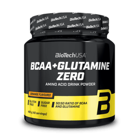 BCAA + Glutamine Zero bebida en polvo - 480 g - BioTechUSA Spain