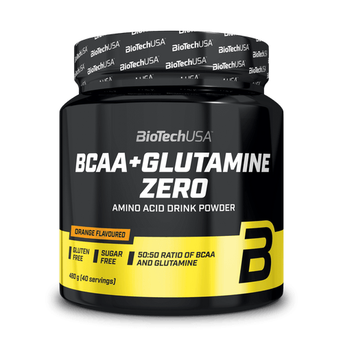BCAA + Glutamine Zero bebida en polvo - 480 g - BioTechUSA Spain