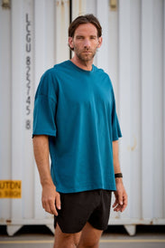 Camiseta oversize de corte boxy para hombre - BioTechUSA Spain