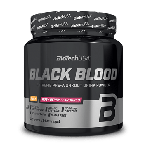 Black Blood NOX+ bebida en polvo - 340 g - BioTechUSA Spain