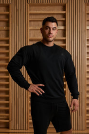 FLEXTRACK Sudadera con cuello redondo para hombre - BioTechUSA Spain