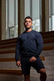 FLEXTRACK Sudadera con cuello redondo para hombre - BioTechUSA Spain