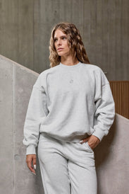 True Comfort Oversized Sudadera para mujer con cuello redondo - BioTechUSA Spain