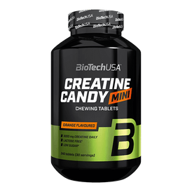 Creatine Candy Mini - 240 comprimidos masticables - BioTechUSA Spain