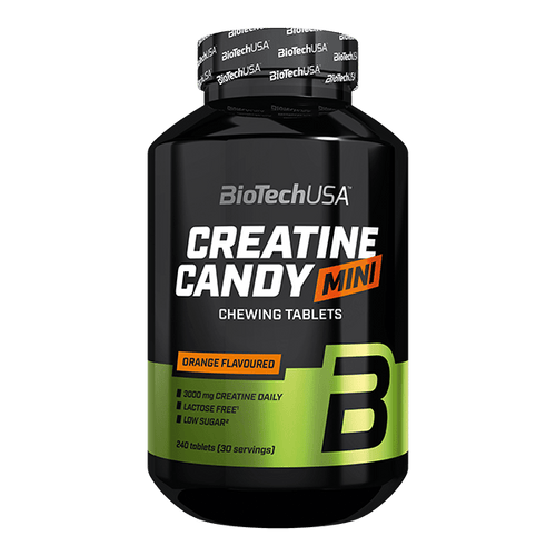 Creatine Candy Mini - 240 comprimidos masticables - BioTechUSA Spain