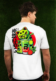 Camiseta unisex oversize de edición limitada (Fresa - matcha) - BioTechUSA Spain