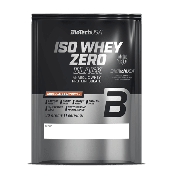 Bebida de proteína anabólica en polvo Iso Whey Zero Black - 30 g