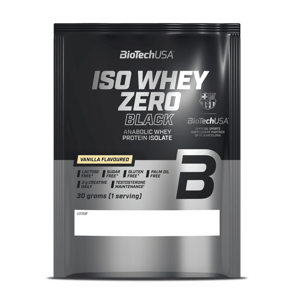 Bebida de proteína anabólica en polvo Iso Whey Zero Black - 30 g