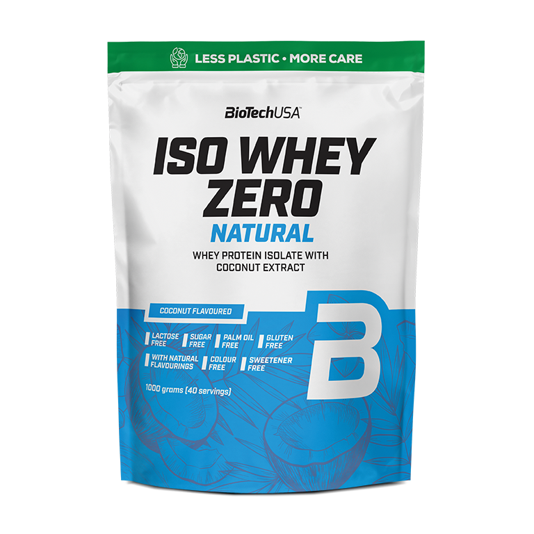 Iso Whey Zero Natural bebida de proteína en polvo - 1000 g