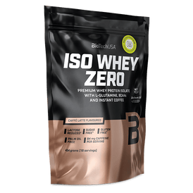 Iso Whey Zero caffé latte - 454 g - BioTechUSA Spain