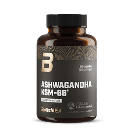 Ashwagandha KSM - 66® - 60 cápsula - BioTechUSA Spain
