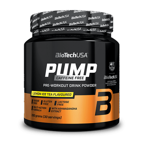 Bebida en polvo Pump Caffeine Free - 330 g - BioTechUSA Spain