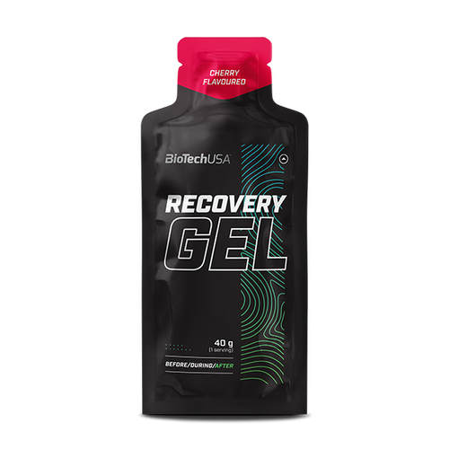 Gel complejo de suplemento dietético con carbohidratos y proteínas, con BCAA, L-glutamina, L-lisina, glucosamina, vitamina B6 y magnesio orgánico. 