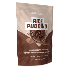 Rice Pudding - 1000 g Chocolate con leche - BioTechUSA Spain