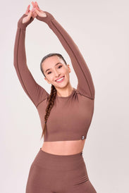 SEAMLESS LONG - SLEEVE CROP de manga larga de mujer - BioTechUSA Spain