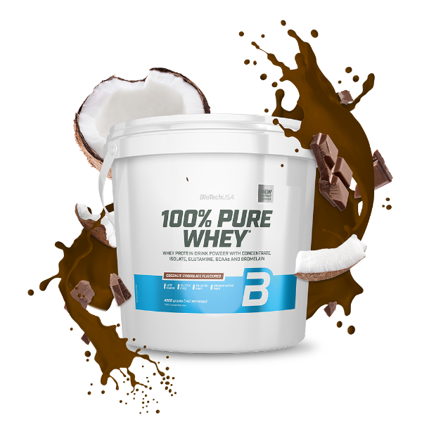 100% Pure Whey bebida de proteína en polvo - 4000 g