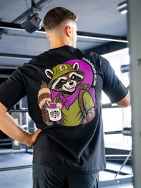 Camiseta oversize unisex de edición limitada (Canela - Ciruela) - BioTechUSA Spain
