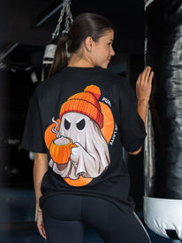 Camiseta oversize unisex de edición limitada (Pumpkin Spice Latte) - BioTechUSA Spain