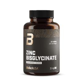 Zinc Bisglycinate - 60 tabletas - BioTechUSA Spain