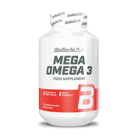 Mega Omega 3 - 180 cápsulas de gelatina blanda - BioTechUSA Spain
