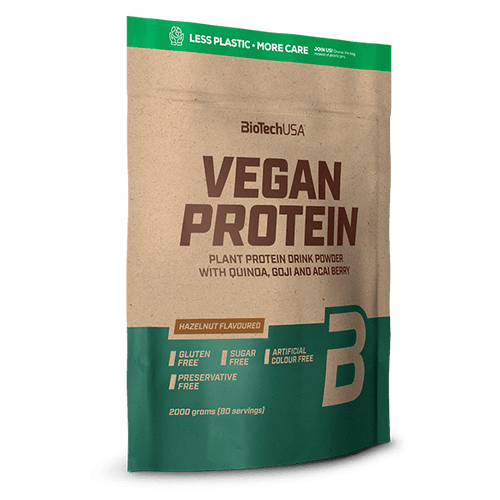 BioTechUSA avellana Vegan Protein bebida de proteína en polvo - 2000 g