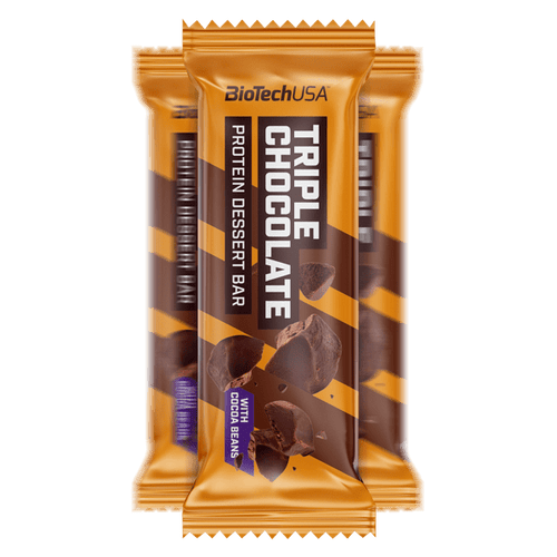 BioTechUSA Triple Chocolate Barra de proteína Protein Dessert Bar - 50 g