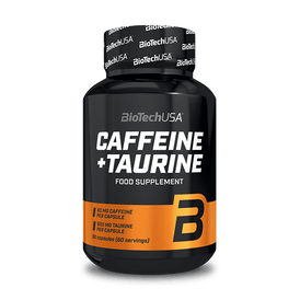 Caffeine + Taurine - 60 cápsulas - BioTechUSA Spain