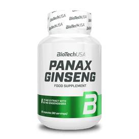Panax Ginseng - 60 cápsulas - BioTechUSA Spain