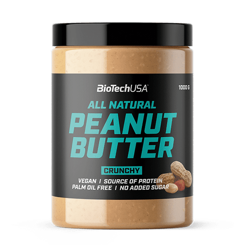 BioTechUSA Crunchy (crujiente) Peanut Butter mantequilla de cacahuete - 1000 g