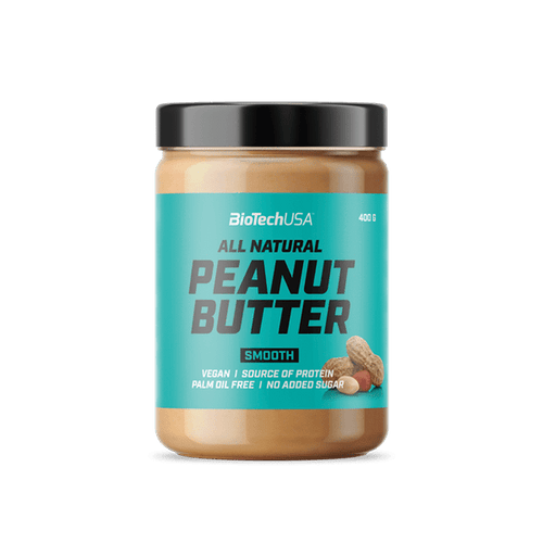 BioTechUSA Smooth (cremoso) Peanut Butter mantequilla de cacahuete - 400 g