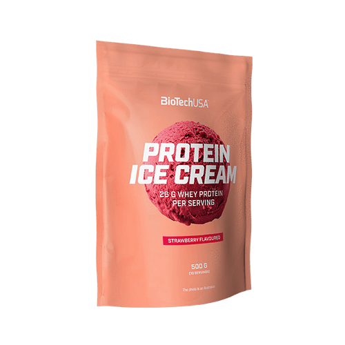 BioTechUSA fresa Protein Ice Cream - 500 g