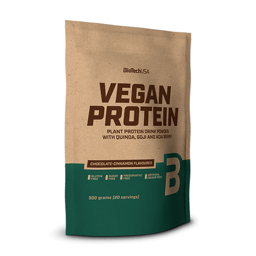 BioTechUSA chocolate-canela Vegan Protein bebida de proteína en polvo - 500 g
