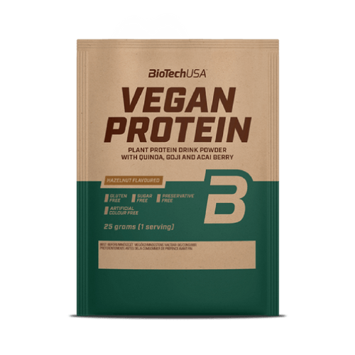 BioTechUSA avellana Vegan Protein bebida de proteína en polvo - 25 g