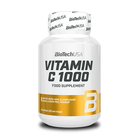 Vitamin C 1000 - 30 tabletas - BioTechUSA Spain