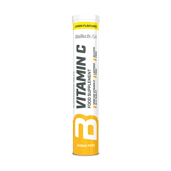 Pastilla efervescente de vitamina C - 20 comprimidos