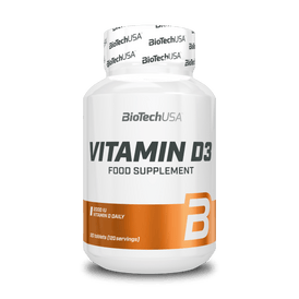 Vitamin D3 - 120 tabletas - BioTechUSA Spain